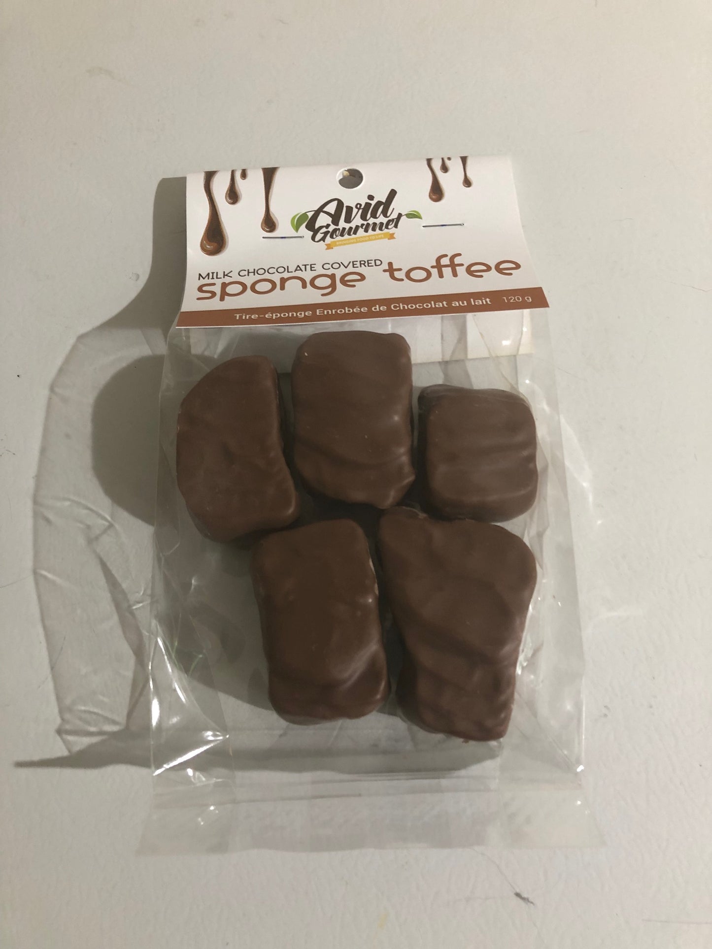 Milk Chocolate Covered Sponge Toffee 120g
