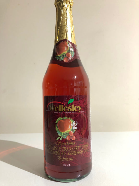 Sparkling Sweet Apple Cranberry Cider 750ml