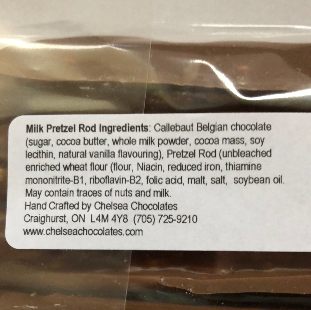 Chocolate Covered Pretzel Sticks - Package of 4 - 100g